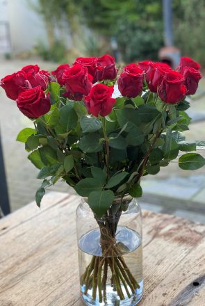 Boeket Hollandse rode rozen